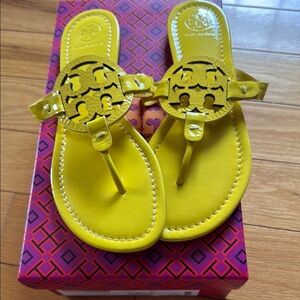 Tory Burch Vibrant Yellow Miller Sandals